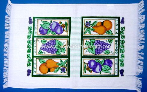 Velour Printed Kitchen Towel