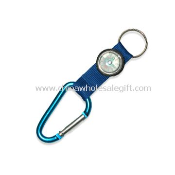 Carabiner Lanyard with Compass