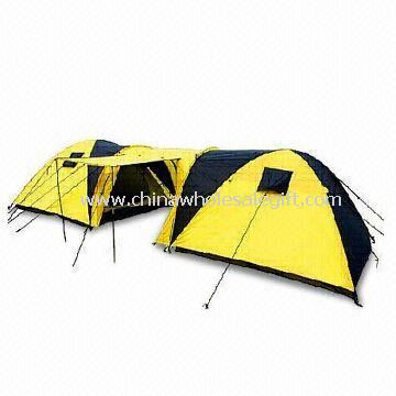 6 Persons Family Tent with 190T Polyester Fly