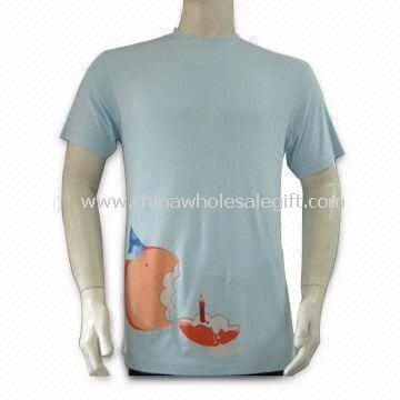 Eco-friendly T-shirt Made of Bamboo and Organic Cotton