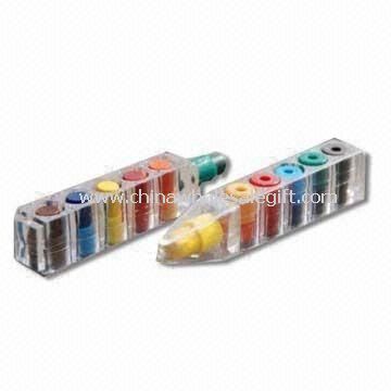 Wax Crayons in Plastic Tube Suitable for Kids