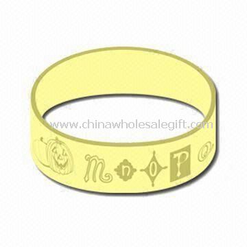 Silicone Bracelet/Wristband with Luminous Color