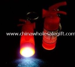 fire extinguisher led keyring