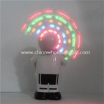 Flashing Mini Fan Made of ABS and Plastic