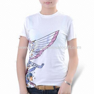 Womens T-shirt Made of 70% Bamboo and 30% Cotton