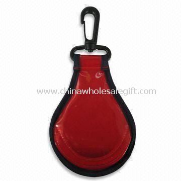 LED Reflective Fancy Keychain with 3 Light Modes Inside