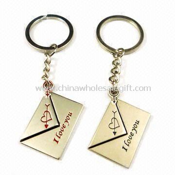 Metal Couple Keychains