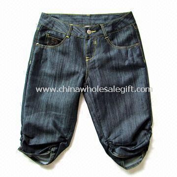 Womens Denim Middle Pants