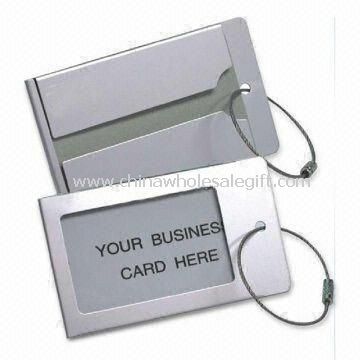 Metal Luggage Tag Keeps Your Bag Safe