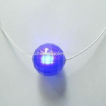 Flashing LED Necklace Pendant