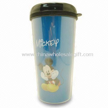 Double Wall AS/Plastic Water Bottle/Mug with 480ml Capacity