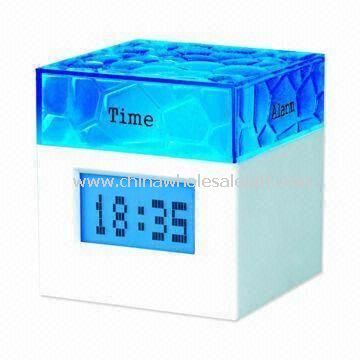 Digital Clock with Pen Holder