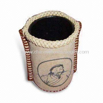 Pen Holder Made of Genuine Leather or PVC Materials