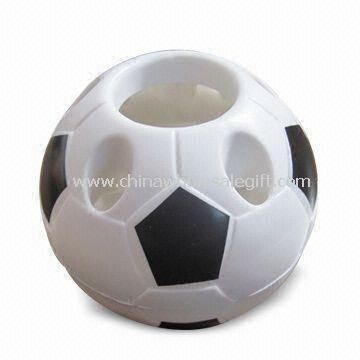 Plastic Pen Holder in Football Shaped