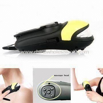 Massager with LED Flashlight