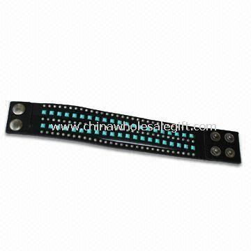 Fashionable PU Wrist Band/Bracelet with Rivets