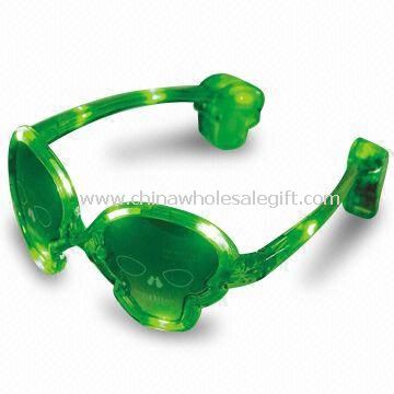 12 Pieces LED Flashing Sunglasses