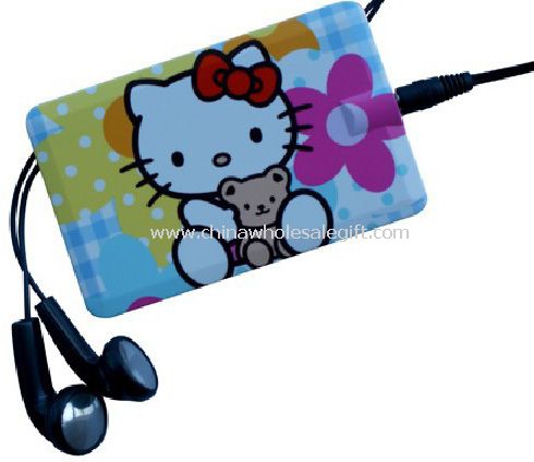 Credit card mp3 player