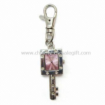 Key Shaped Keychain Watch