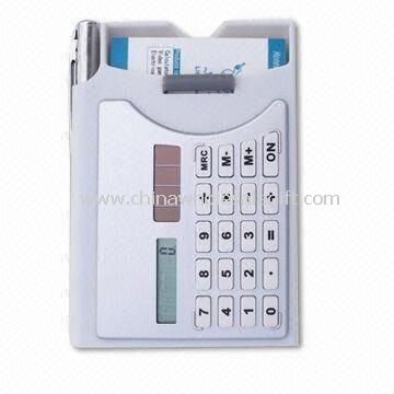 Office Calculator with Ball Pen