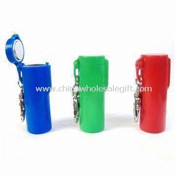 Portable Ashtray Made of Aluminum and Plastic Cover