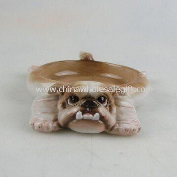 Resin Dog Ashtray