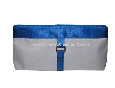 microfiber with satin Cosmetic Bag