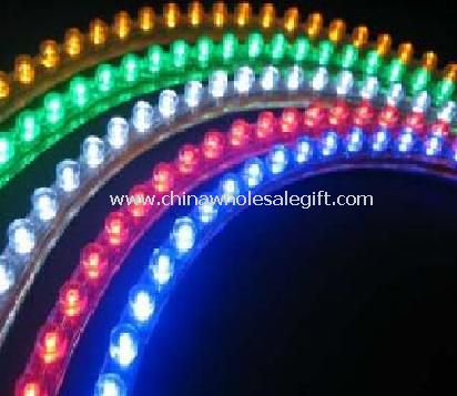 Flexible DIP LED strip with clear PVC housing Light