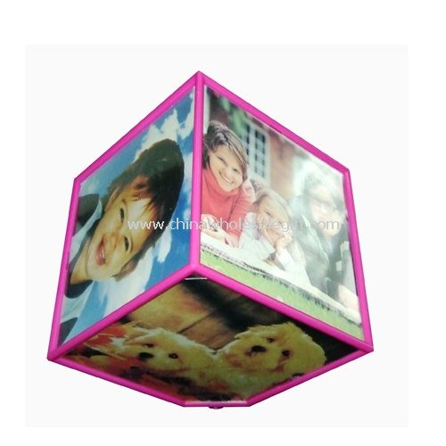 Purple Magic Photo Cube
