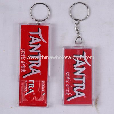 Condom holder with key ring