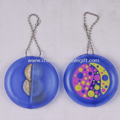 Keychain PVC coin holder