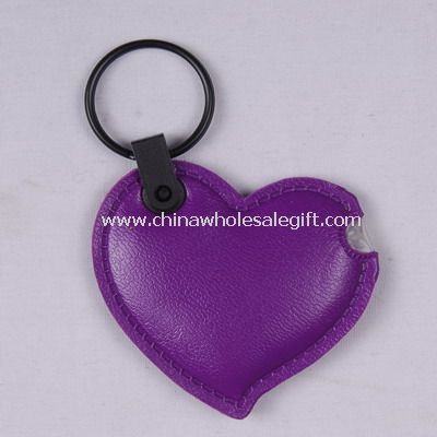 Leather heart key light