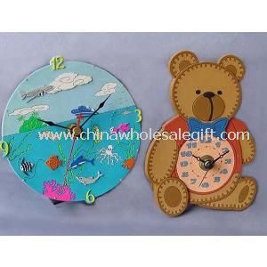 cartoon electronic clock