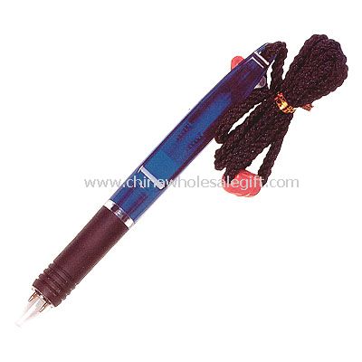 Ball pen with lanyard