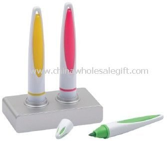 highlighter set with clip
