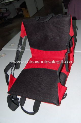 Stadium chair with cooler bag