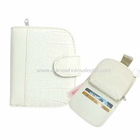 Crocodile 2-fold PVC Wallets