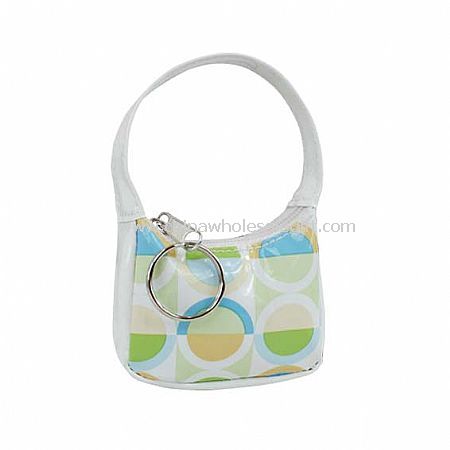 Printed PVC keychain purse
