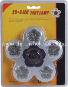 Flower shape tent lamp