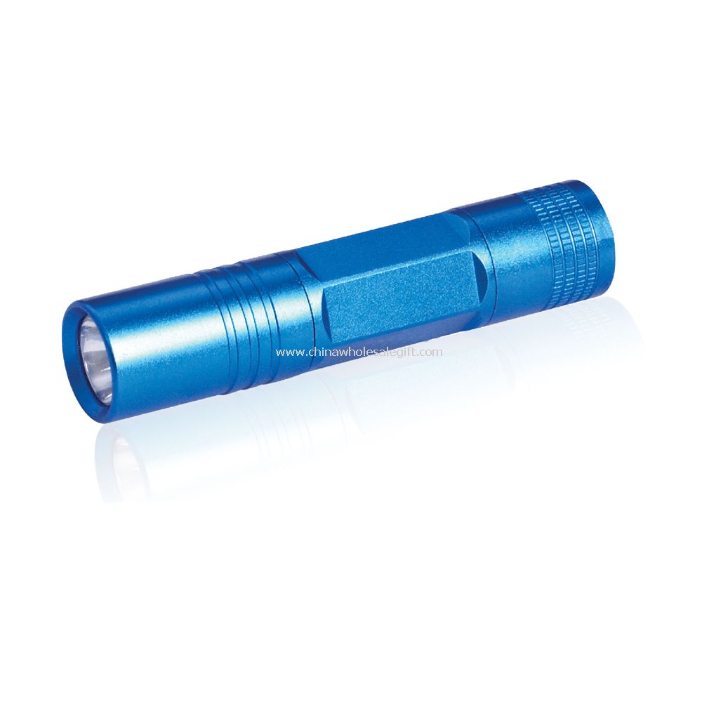 1 straw hat LED Aluminium flashligt