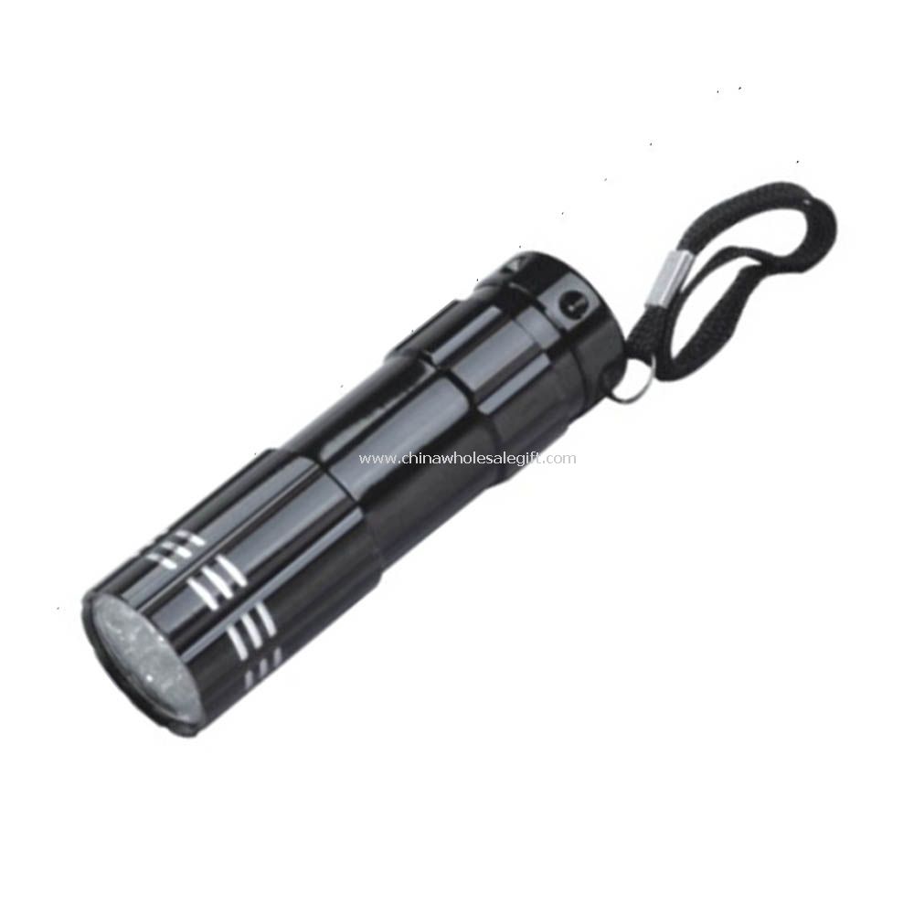 9 LED flashlight with Lanyard