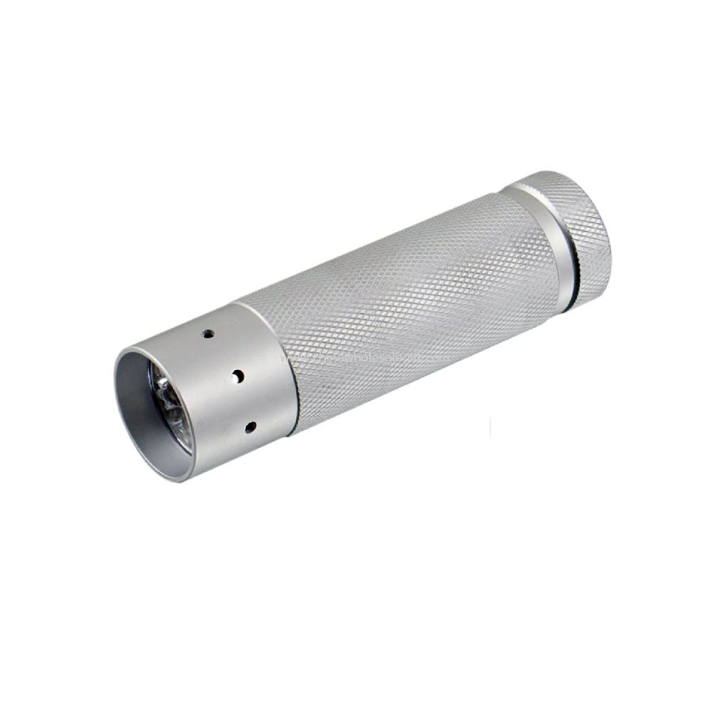 9 white LED flashlight