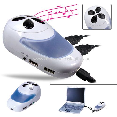 USB Hub with Speakers
