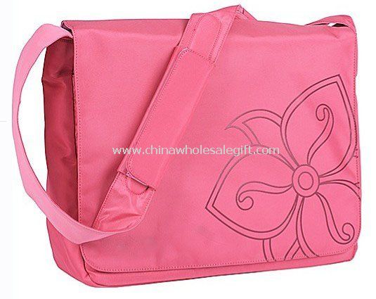 Polyester laptop messenger Bag