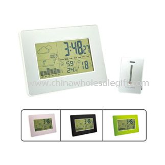 Mulfunctional weather station clock