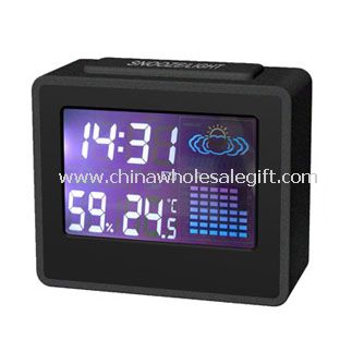 Multifunctional Desk Weather Station Clock