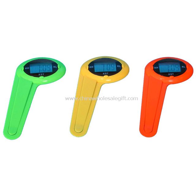 Bookmark with clock alarm