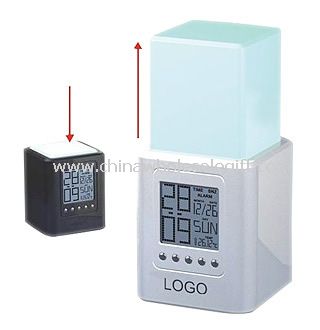 Calendar with LED lamp