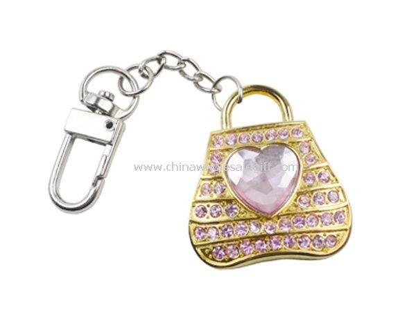 Keychain Diamond USB Flash Drive