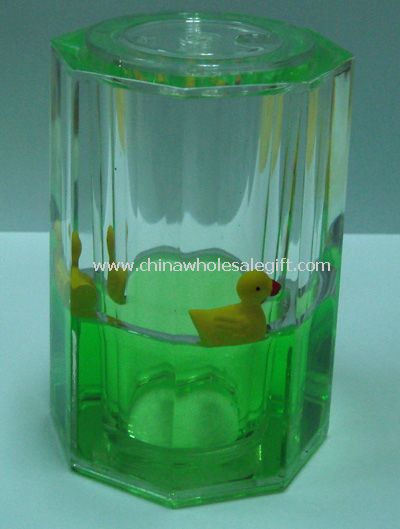 liquid-filled octagonal toothpick Holder